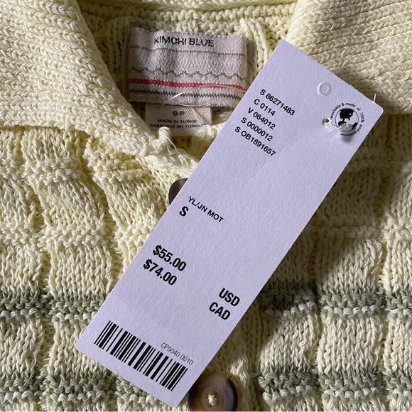 Urban Outfitters Kimchi Blue Oliver Button-Down Polo Sweater - Picture 8 of 16